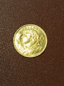 20 francs suisse or